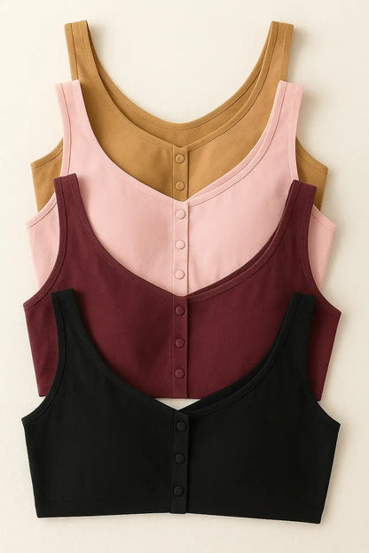 Imported Front Open Cooling Cotton Bra On Sale ( Non-Paded ) | Limited Stock