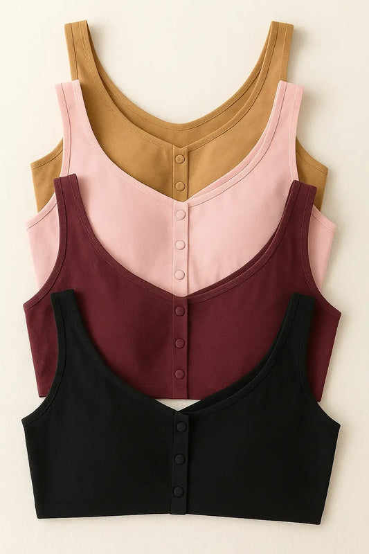 Imported Front Open Cooling Cotton Bra On Sale ( Non-Paded ) | Limited Stock