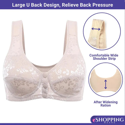 Imported Front Open Cooling Cotton Bra On Sale ( Non-Paded ) | Limited Stock